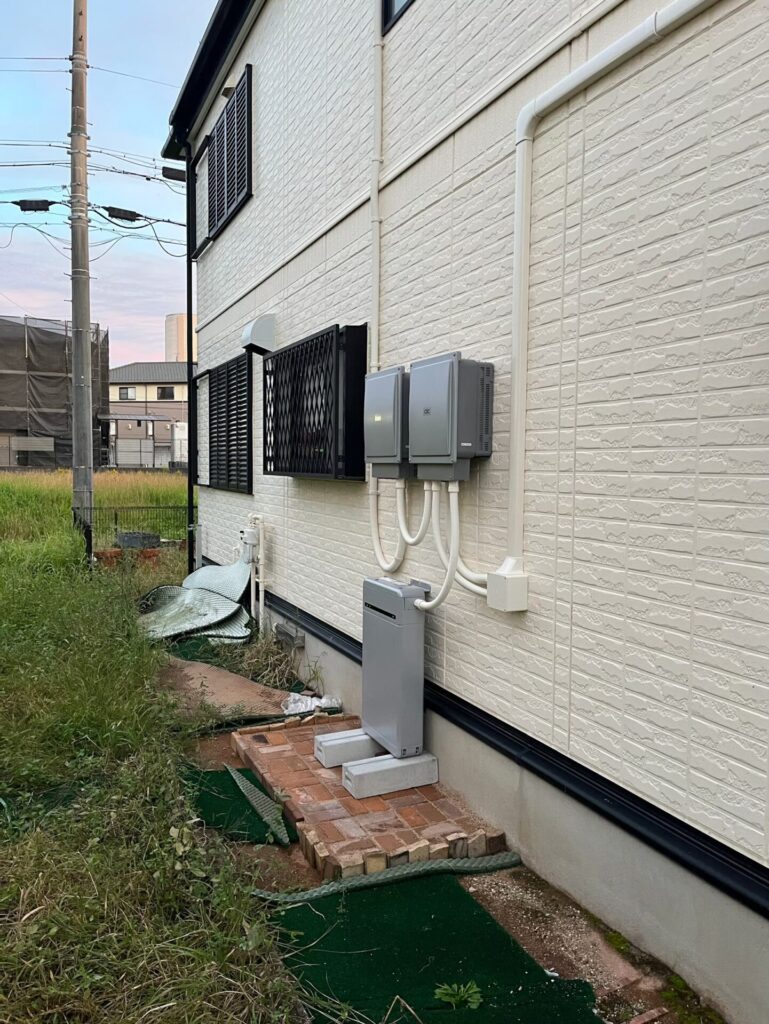 蓄電池システム施工後